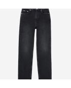 Jean droit cropped noir