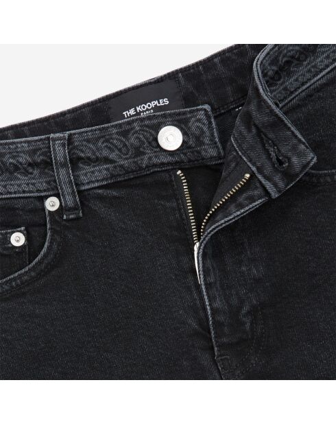 Jean droit cropped noir
