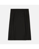 Jupe longue plissée noire