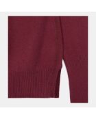Pull en cachemire bordeaux