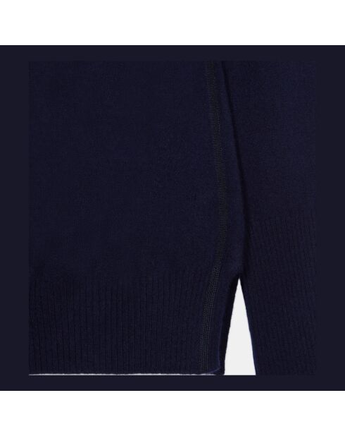 Pull en cachemire bleu marine