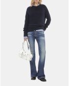 Pull en cachemire bleu marine