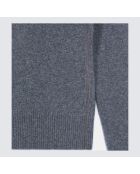 Pull en cachemire gris