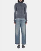 Pull en cachemire gris