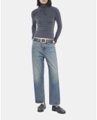 Pull en cachemire gris