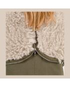 Parka à capuche kaki