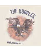 Sweatshirt à capuche écru