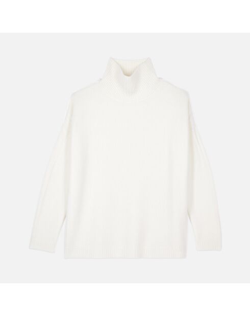 Pull en cachemire écru