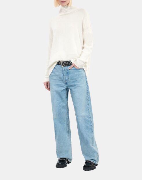 Pull en cachemire écru