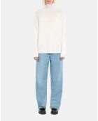 Pull en cachemire écru