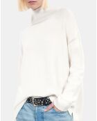 Pull en cachemire écru