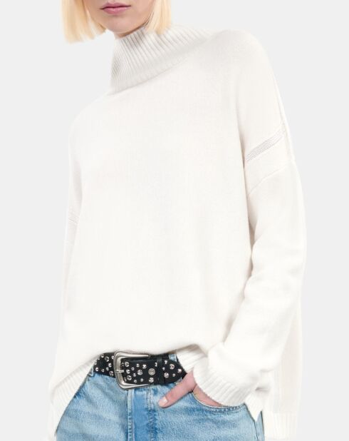Pull en cachemire écru
