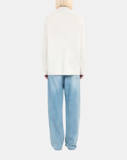 Pull en cachemire écru