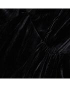 Robe courte en velours noire