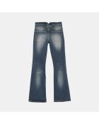 Jean flare bleu