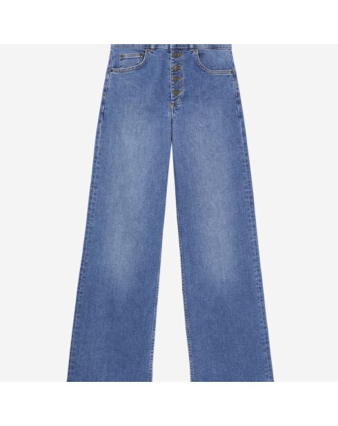 Jean large bleu