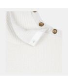 Pull en laine et cachemire écru