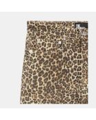 Jean boyfriend imprimé léopard