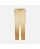 Legging satiné doré