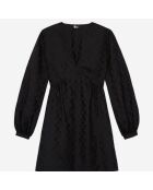 Robe courte logo The Kooples noire