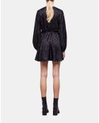 Robe courte logo The Kooples noire
