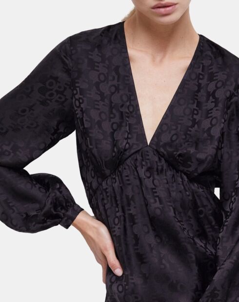 Robe courte logo The Kooples noire