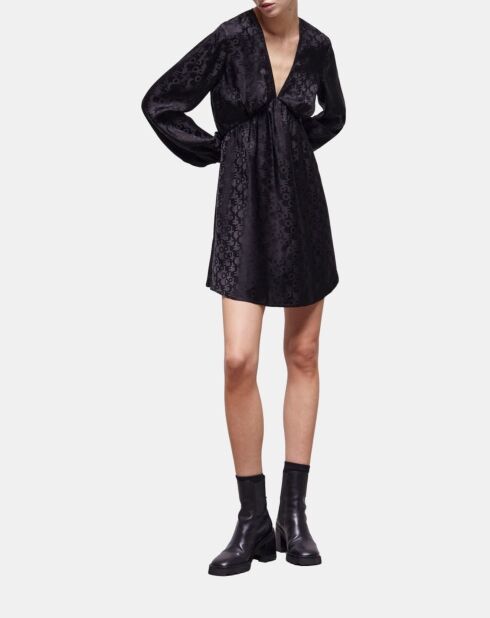 Robe courte logo The Kooples noire