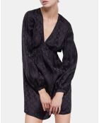 Robe courte logo The Kooples noire