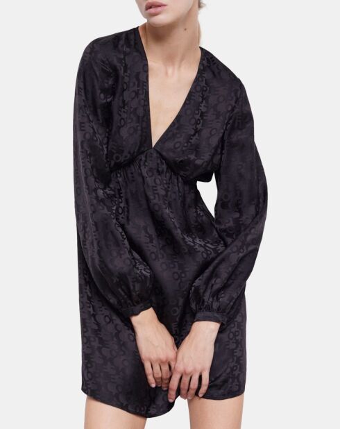 Robe courte logo The Kooples noire