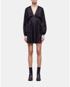 Robe courte logo The Kooples noire