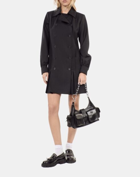 Robe tailleur courte noire