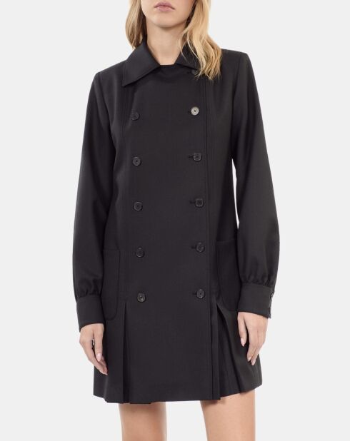 Robe tailleur courte noire