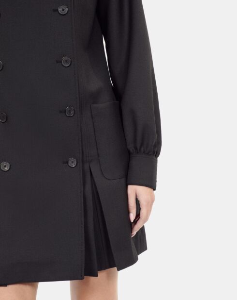 Robe tailleur courte noire