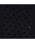 Robe courte  noire en jersey