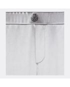 Legging satiné argenté