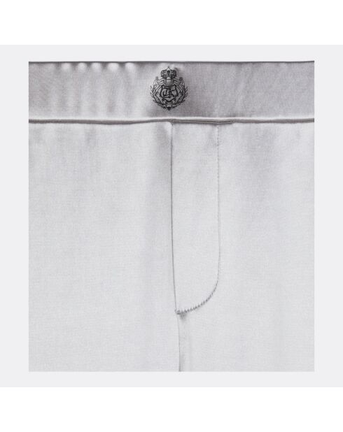 Legging satiné argenté