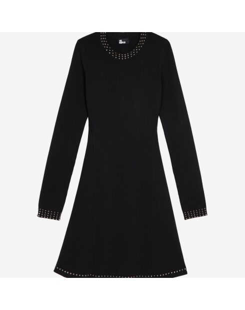 Robe courte avec spikes noire