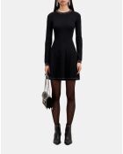 Robe courte avec spikes noire