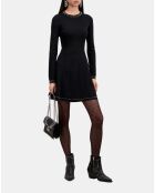 Robe courte avec spikes noire