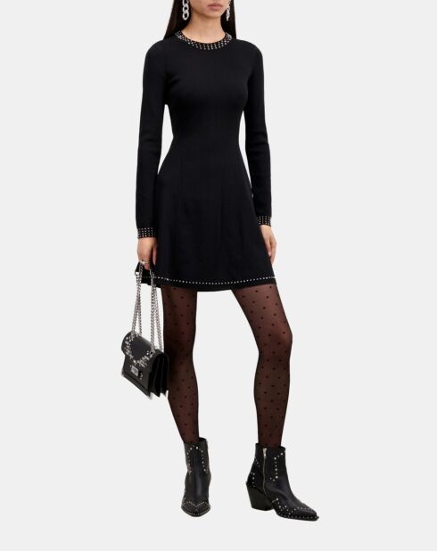 Robe courte avec spikes noire