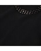 Robe courte avec spikes noire