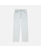 Jean droit décoloré bleu clair