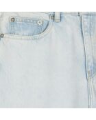 Jean droit décoloré bleu clair