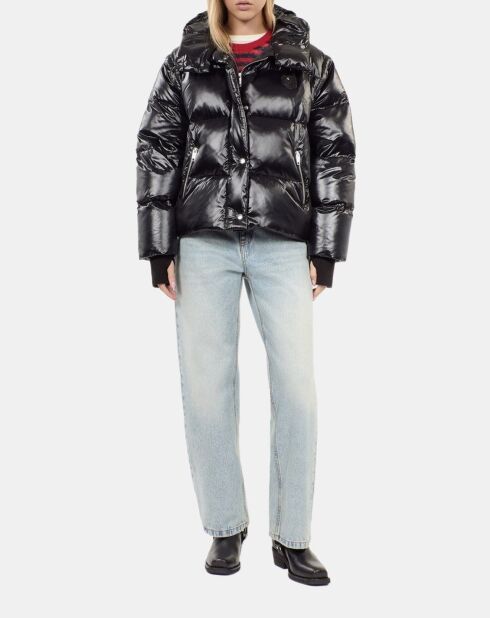 Doudoune à manches amovibles noire