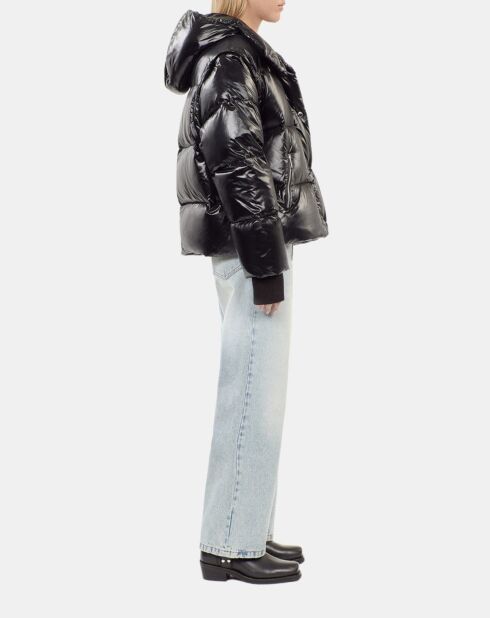 Doudoune à manches amovibles noire