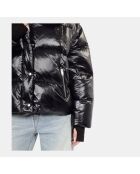 Doudoune à manches amovibles noire