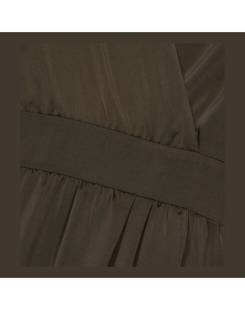 Robe courte kaki
