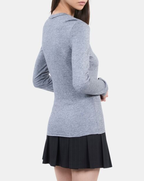 T-shirt manches longues gris