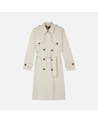 Trench long beige