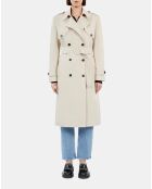 Trench long beige